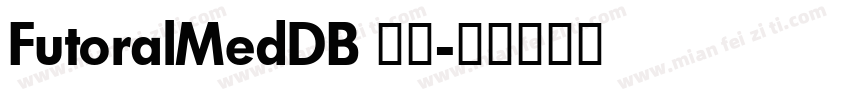 FutoralMedDB 常规字体转换